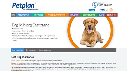 Software Development Portfolio - Petplan