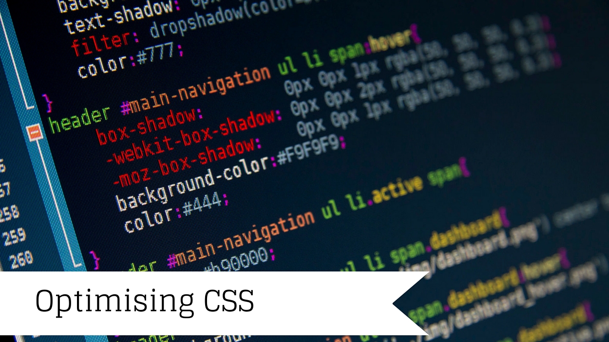 Optimising CSS